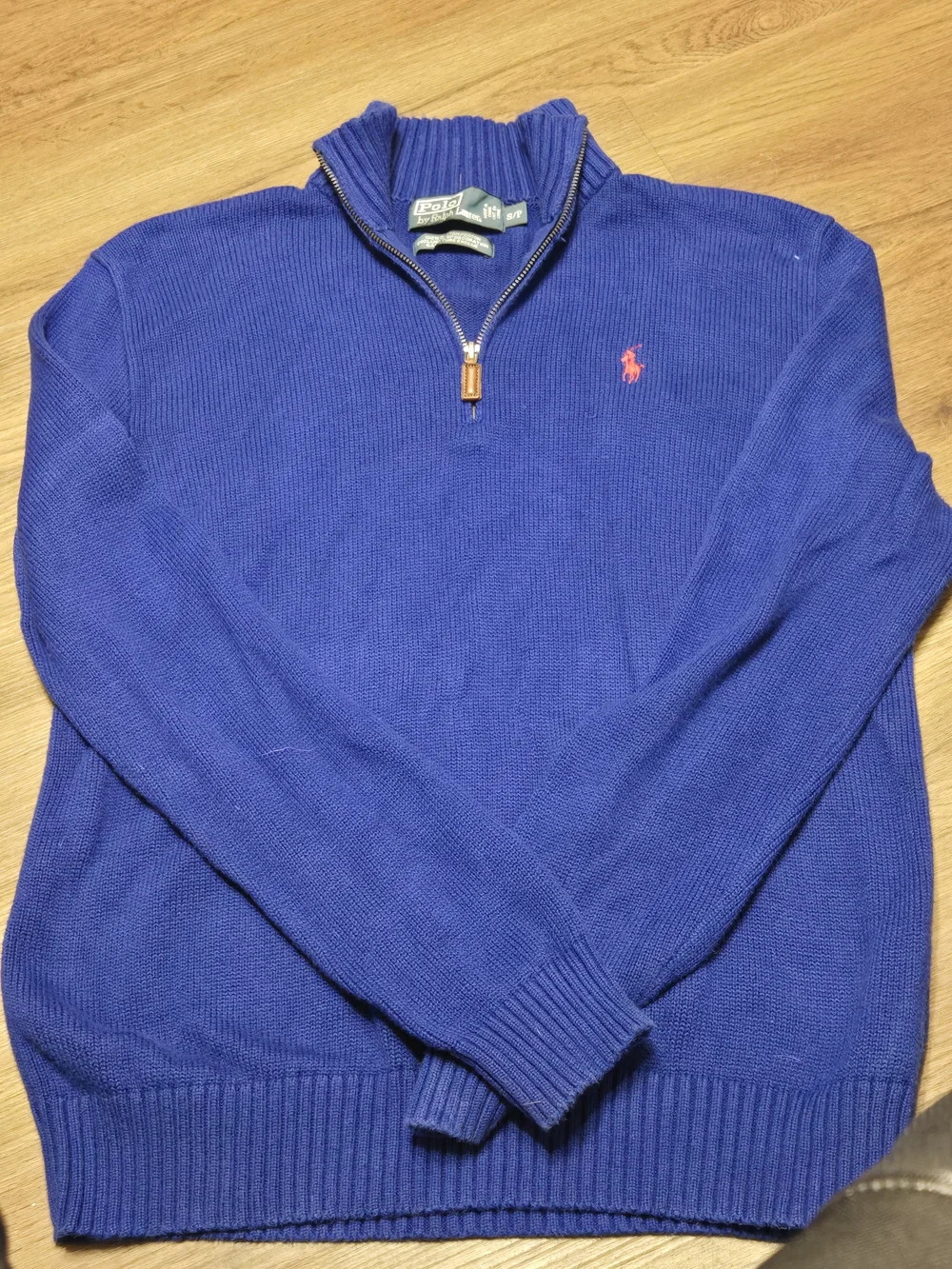 Polo by Ralph Lauren Men’s Royal Blue Half-Zip Sweater Size Medium